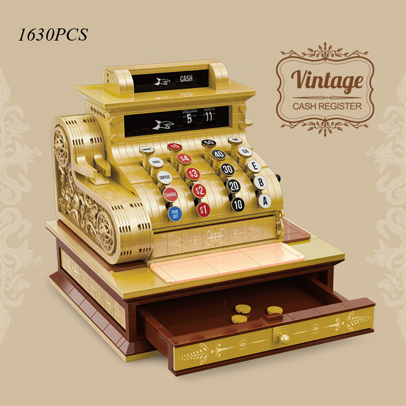 Toy Cash Register - 크리 에이 티브 클래식 빈티지 레트로