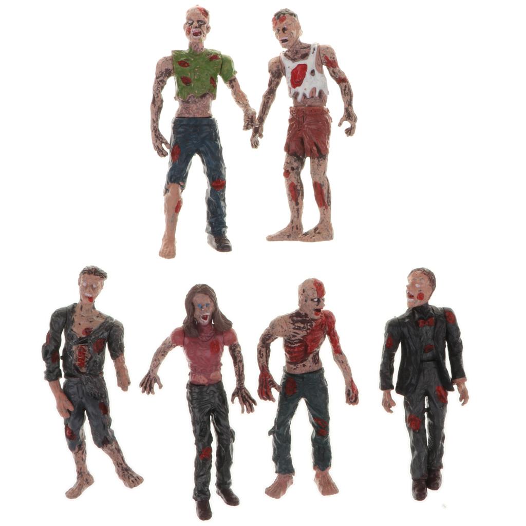 Kids Zombie Toys - 걷는 시체 피규어 분리형 플라스틱 좀비