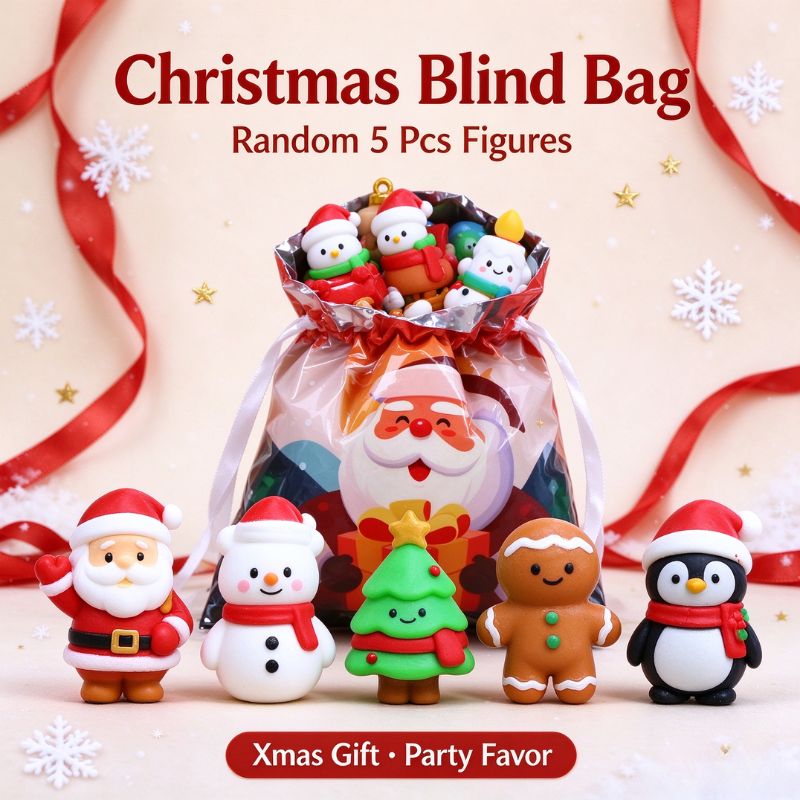 크리스마스 미니 피규어 럭키 박스 세트 (5~24개), - Kids Toys Xmas 리뷰 및 가격