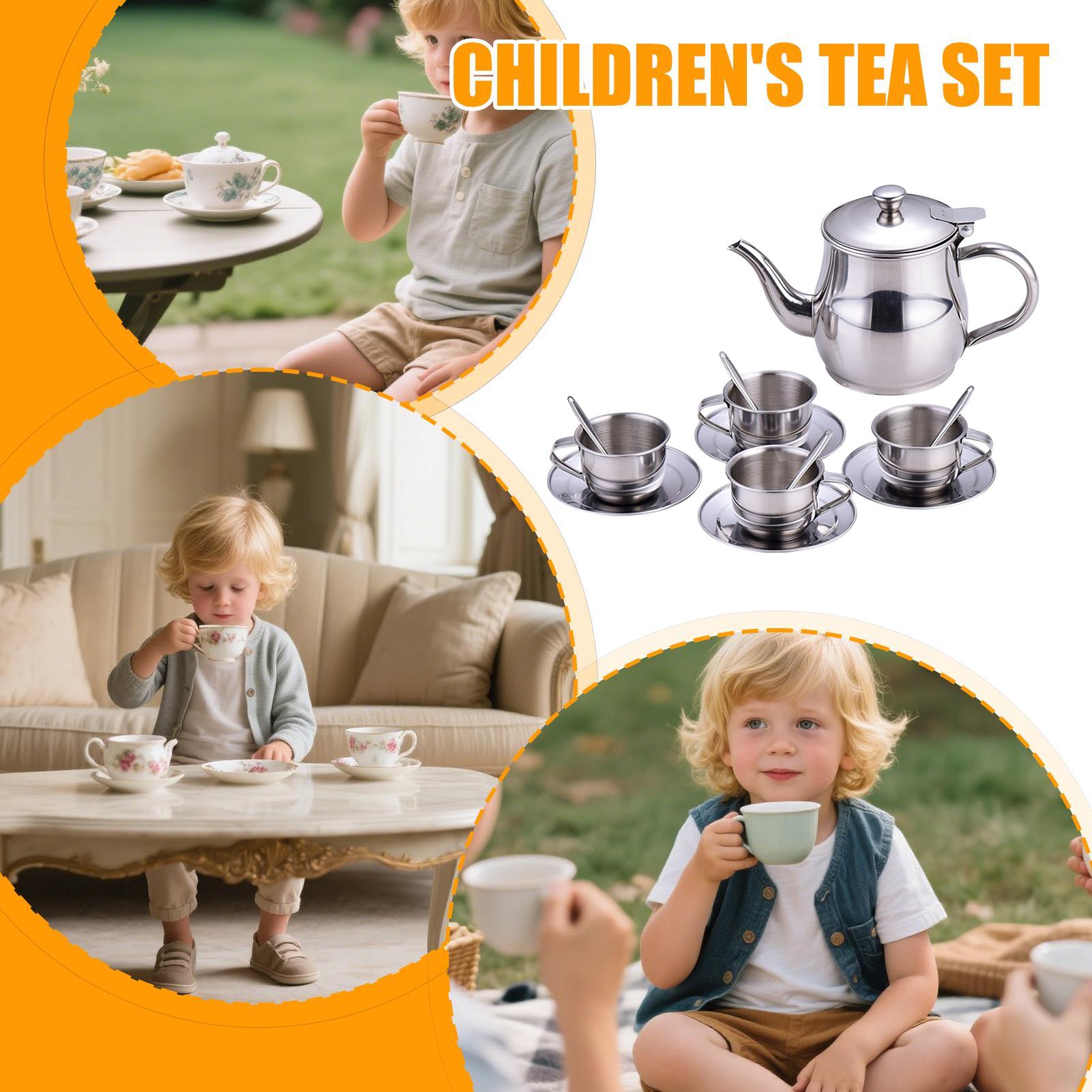 여아용 어린이 티 세트, 가벼운 찻주전자 키트, 주방  - Kids Toys Kitchen Set 리뷰 및 가격