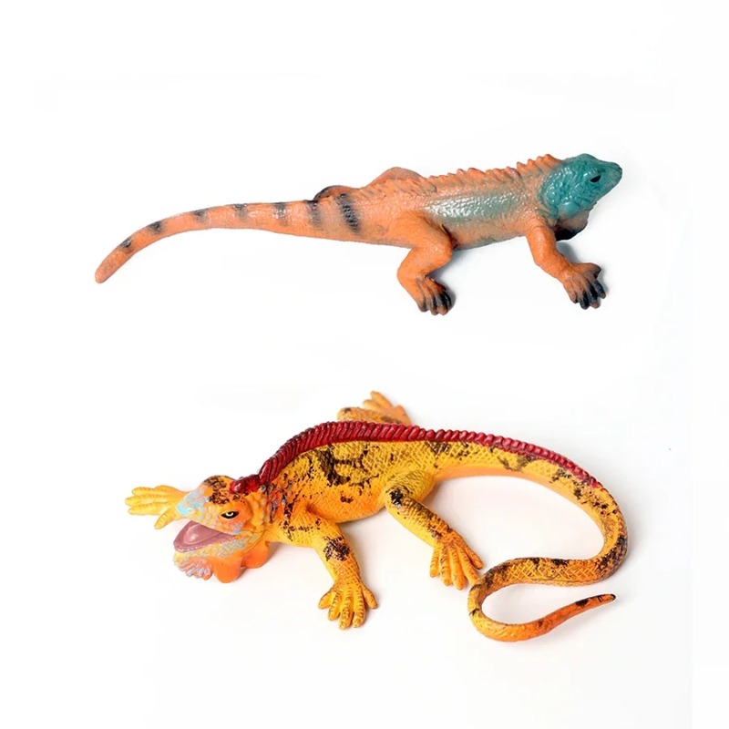 이구아나 파충류 피규어, 카멜레온 장난감, 애니메이션  - Kids Toys Reviews 리뷰 및 가격