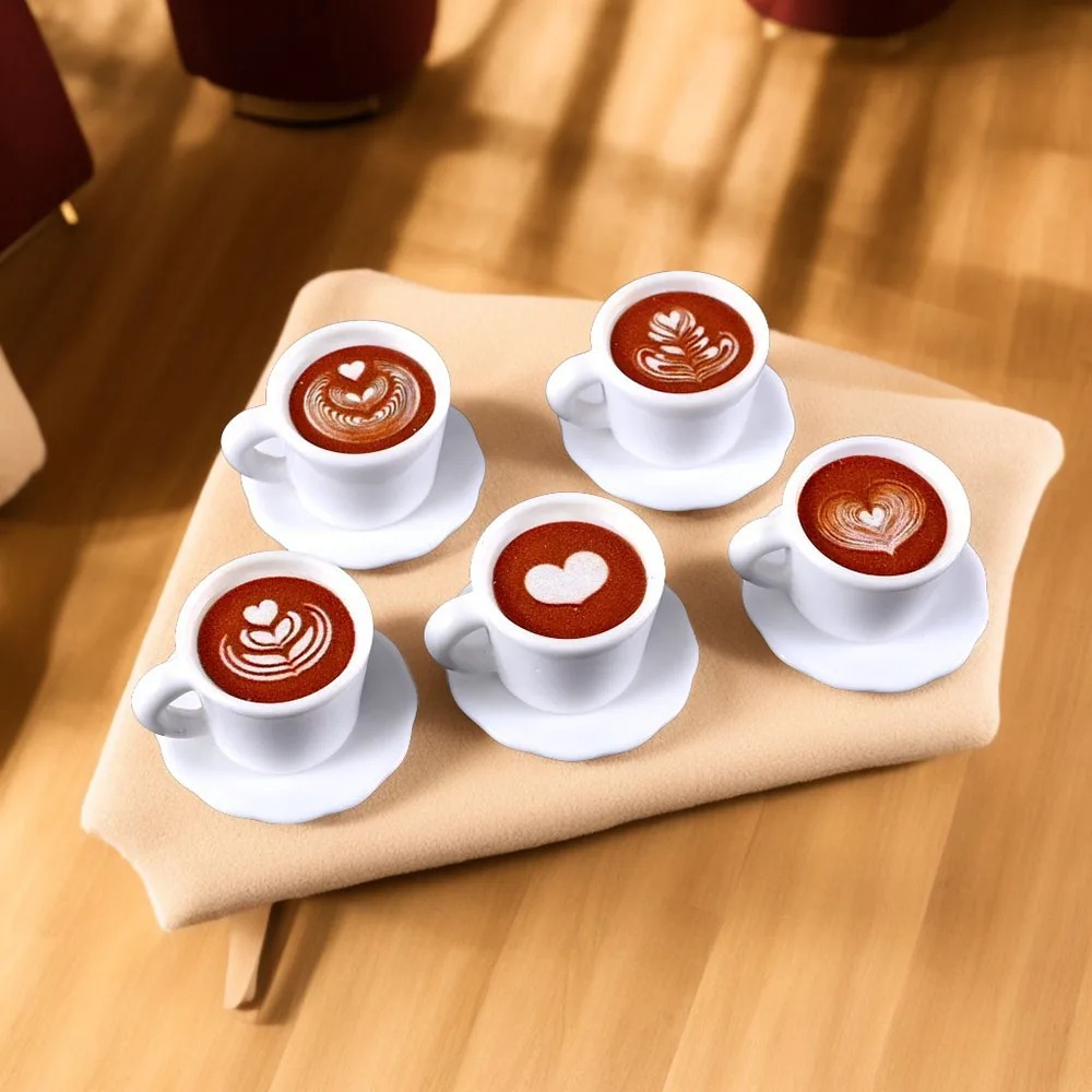 10개/세트 1/12 스케일 미니어처 인형의 집 커피잔 - Kids Toys Kitchen Set 리뷰 및 가격