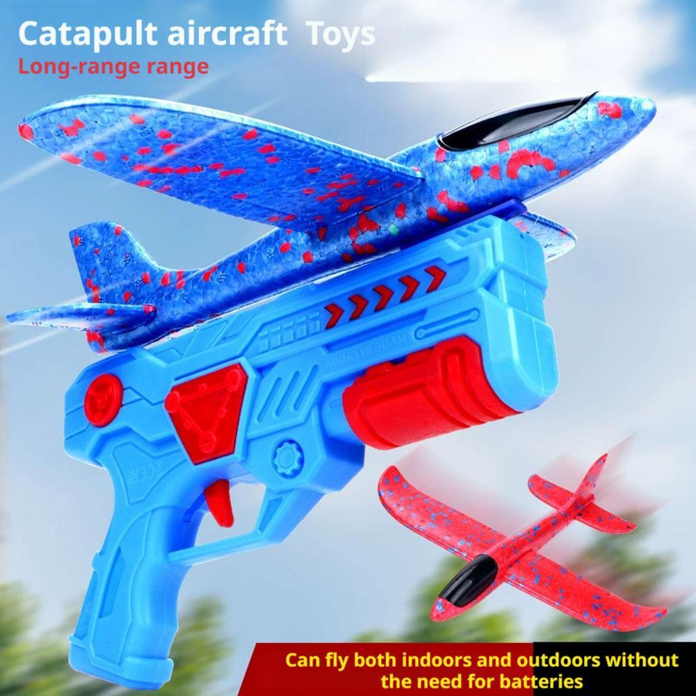 빛나는 폼 소재 비행기, 10m 발사 거리, 투석기형  - Catapult Launcher Toy 리뷰 및 가격
