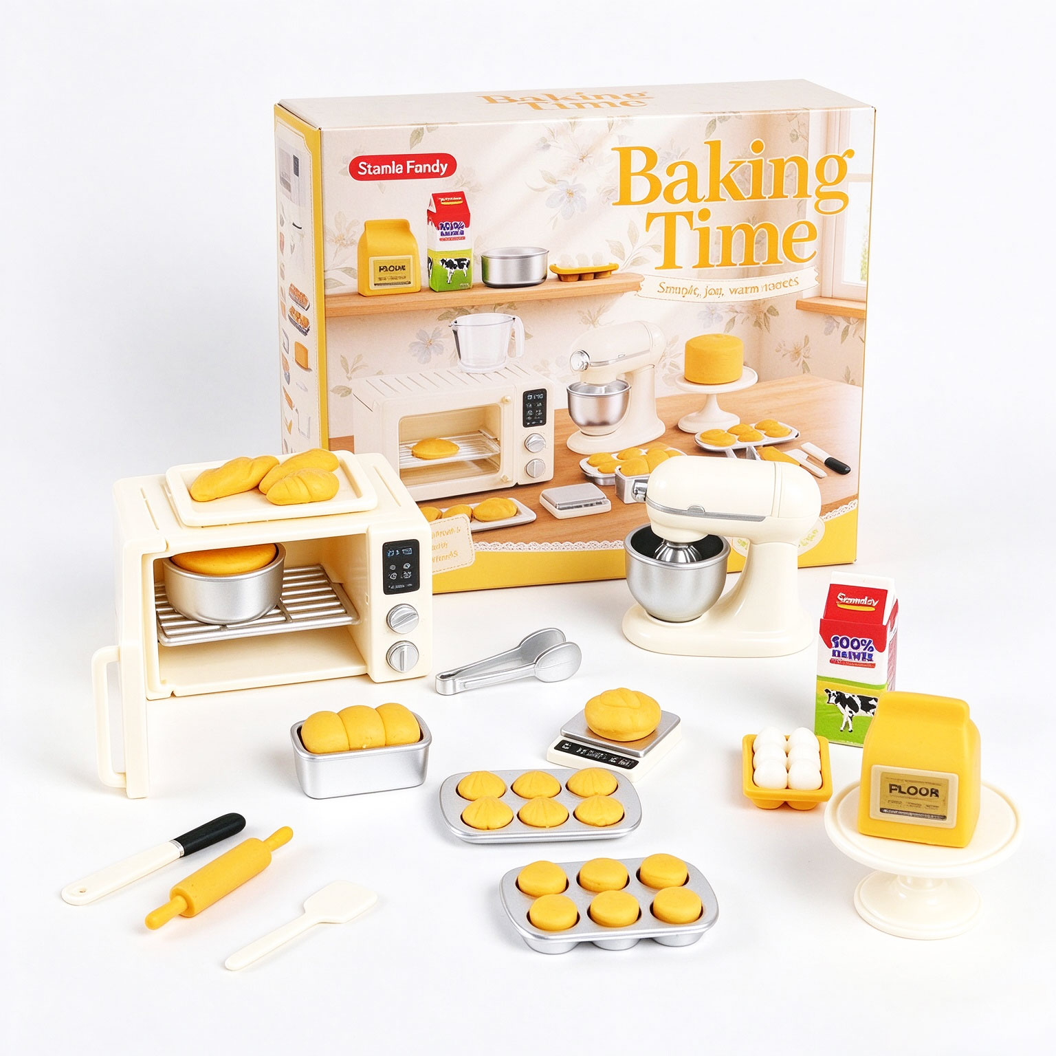 미니 베이킹 놀이 세트, 인형집 주방 미니어처 오븐,  - Kids Toys Kitchen Set 리뷰 및 가격