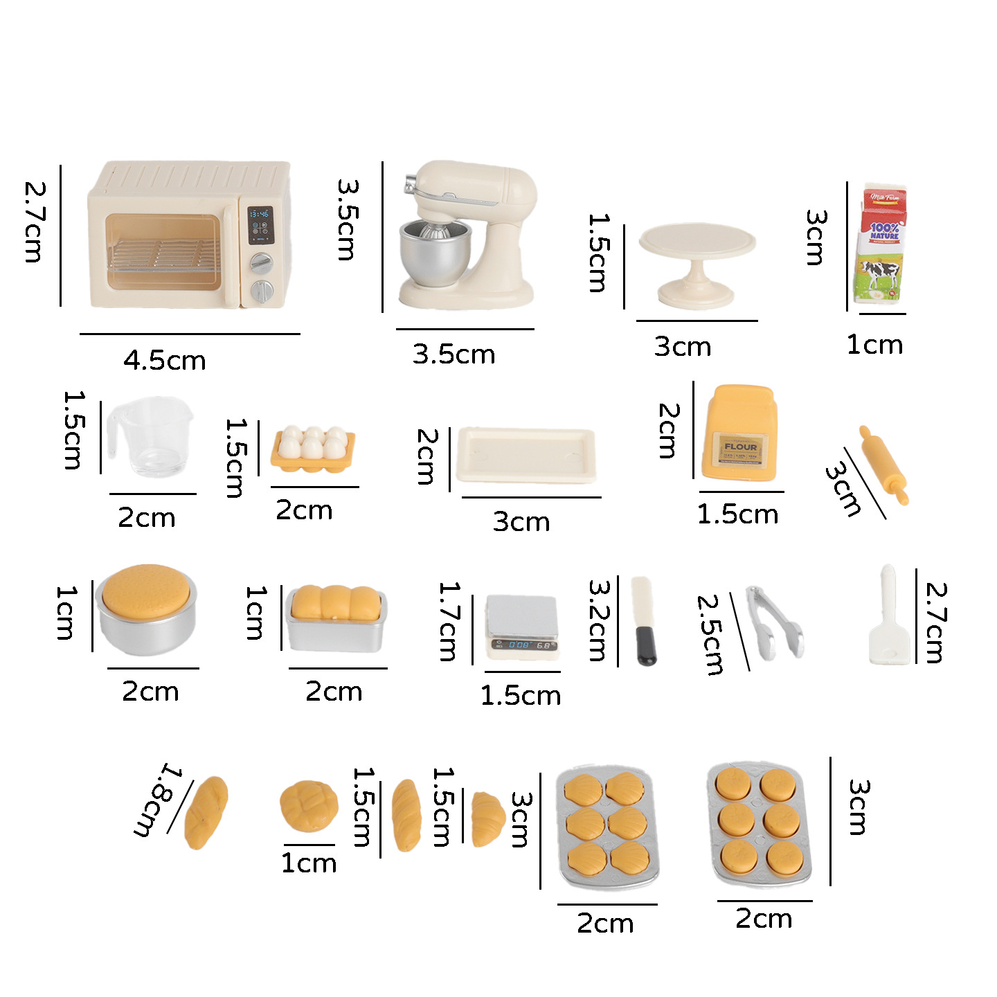 미니 베이킹 놀이 세트, 인형집 주방 미니어처 오븐,  - Kids Toys Kitchen Set 리뷰 및 가격