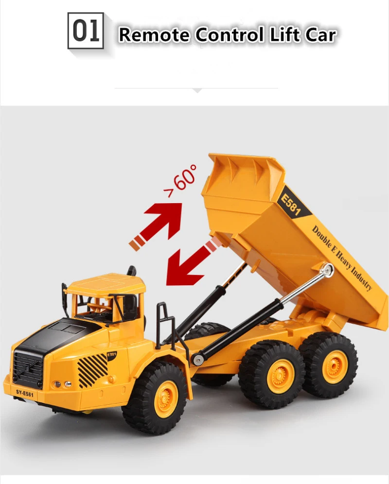 무선 조종 덤프트럭 RC, 1:20 스케일, 2.4GH - Kids Toys Under 50 리뷰 및 가격